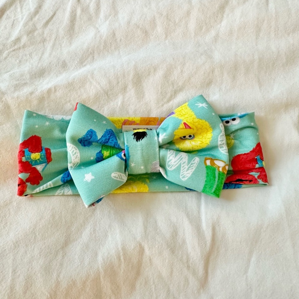 Little Sleepies Sesame Street Luxe Bow Headband